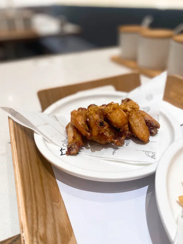 蜜糖蒜蓉炸單骨雞翼