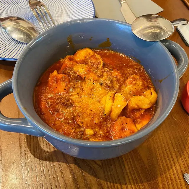 巴馬火腿配意大利小餛飩