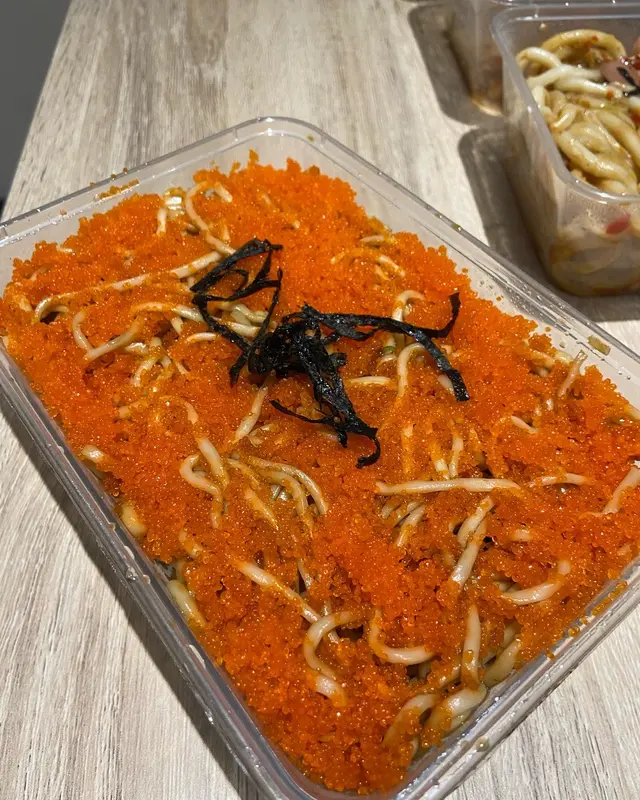 爆多蟹籽冷麵
