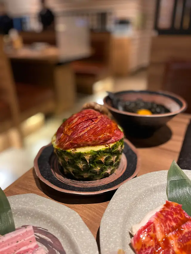 名物！菠蘿漬鑽石和牛胸腹肉