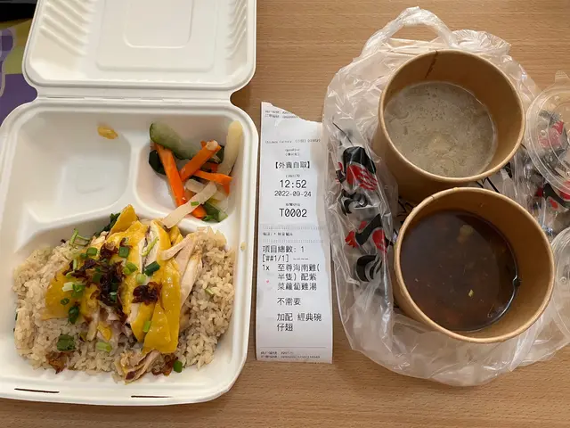 半隻雞餐變咗海南雞飯😓