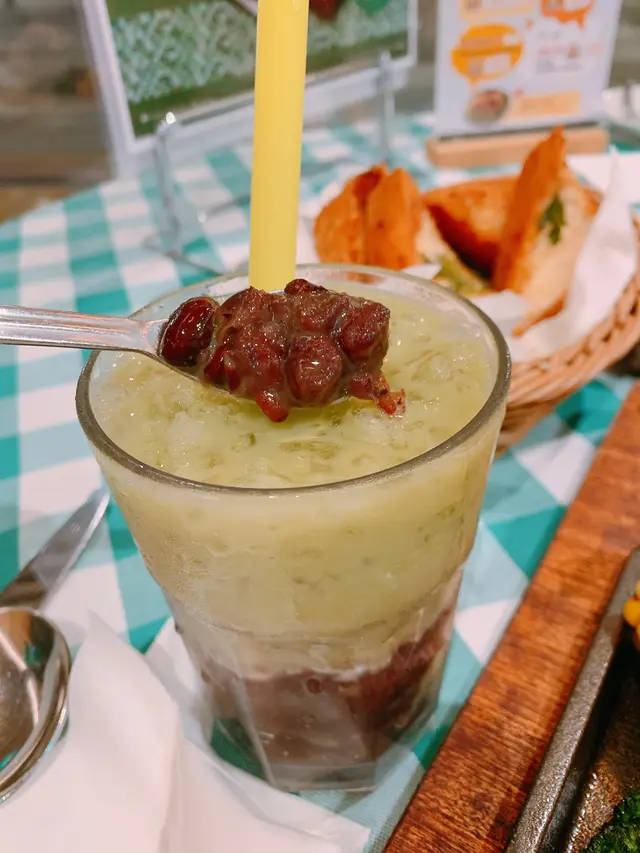 抹茶紅豆冰