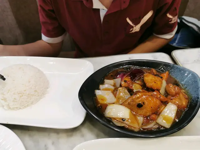 午市客飯-豉椒雞球飯