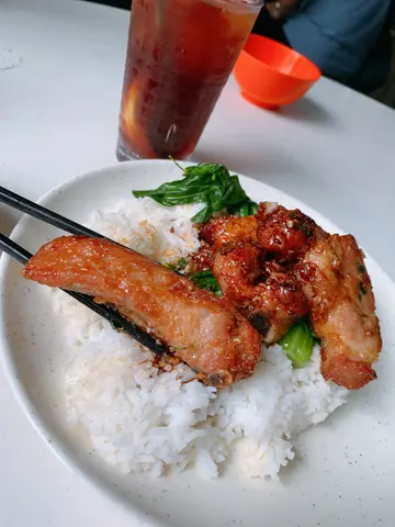 椒盐猪扒饭