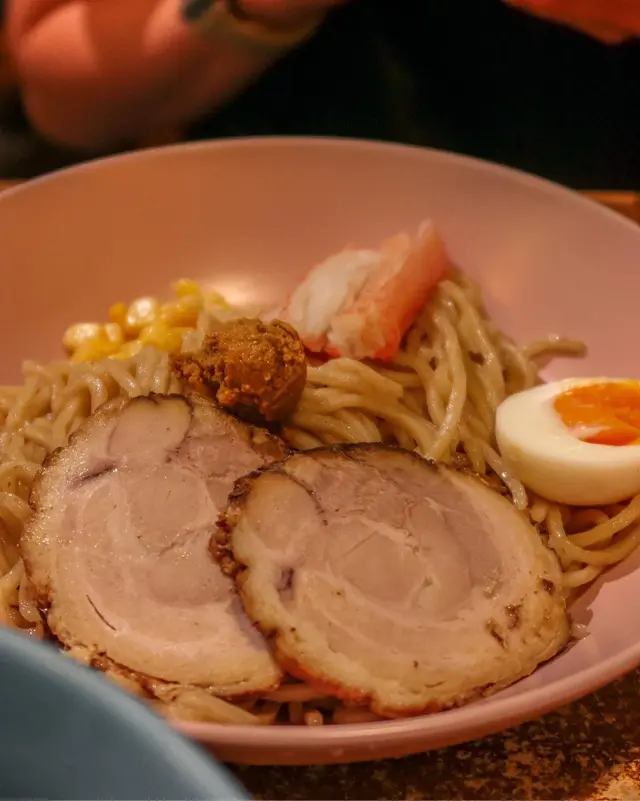 黃金蟹糕牛奶沾麵