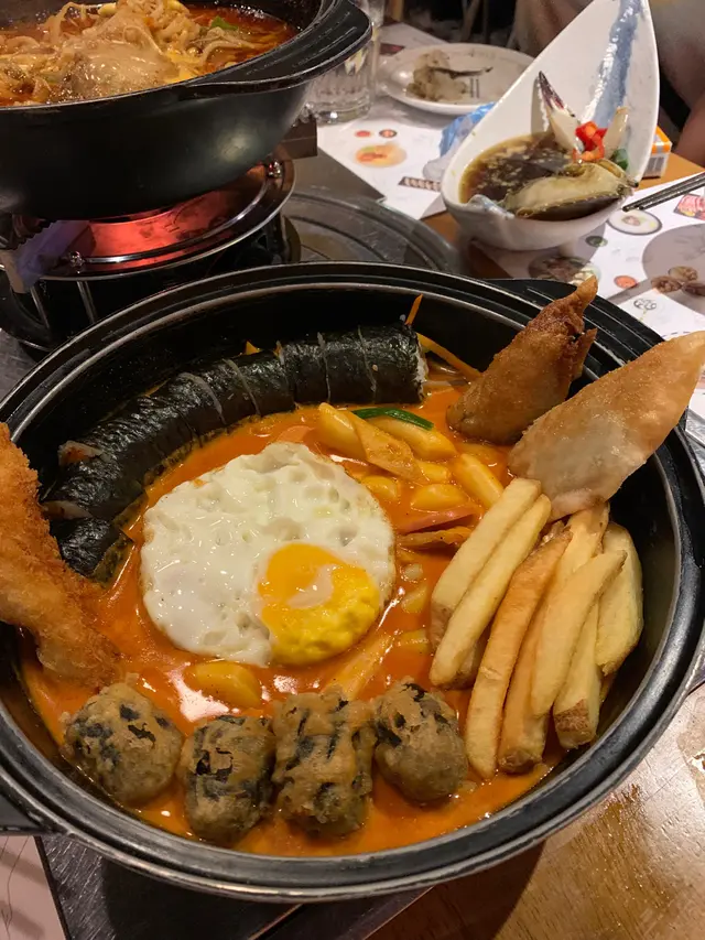 奶油芝士炒年糕