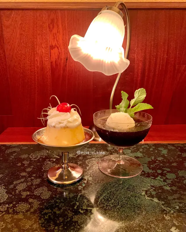 昭和布丁(HK$48) & 珈琲啫喱(HK$48)