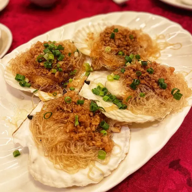 蒜蓉粉絲蒸日本元貝