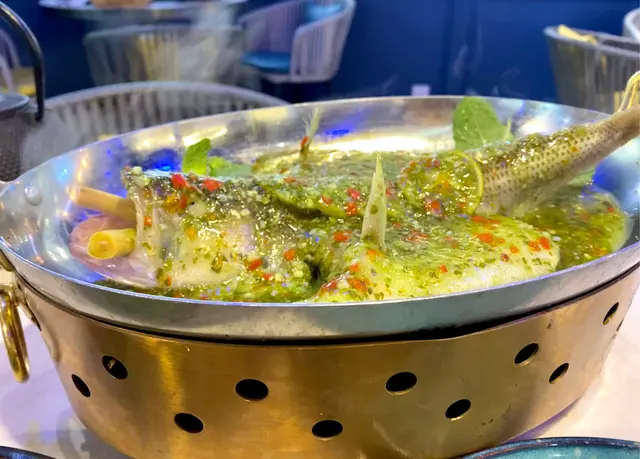 青檸汁蒸鱸魚