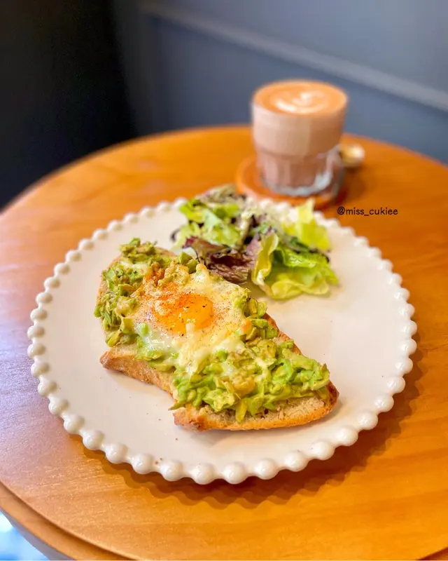 Avocado with Poached Egg Sourdough Toast