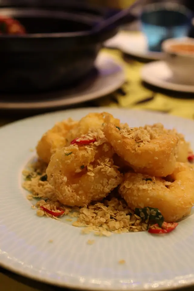 麥皮脆香大蝦球