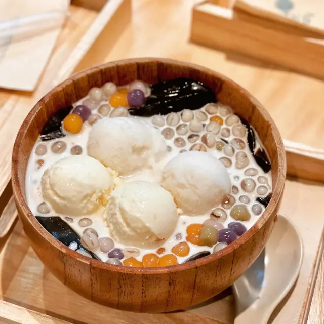 招牌杏汁波波爽冰木蓮凍