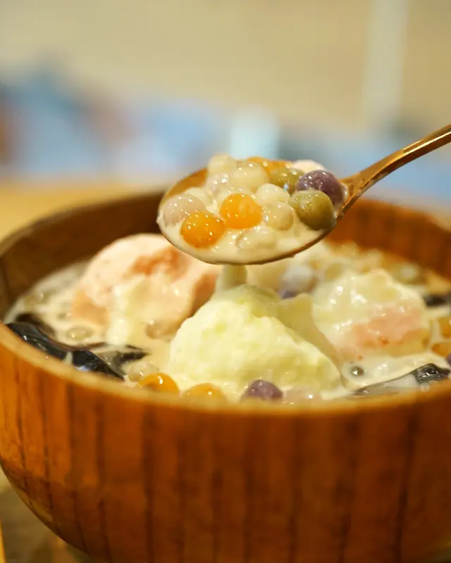 招牌杏汁波波爽冰木蓮凍