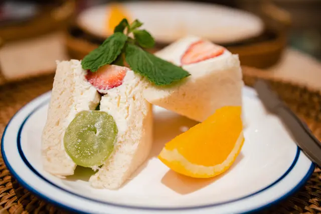 水果忌廉三文治