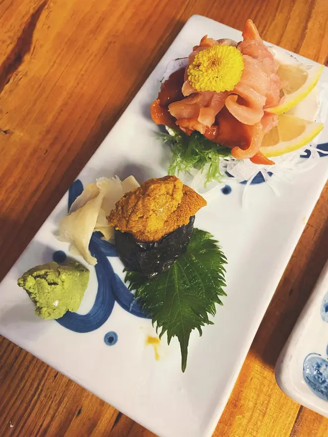 赤貝刺身 &海膽壽司