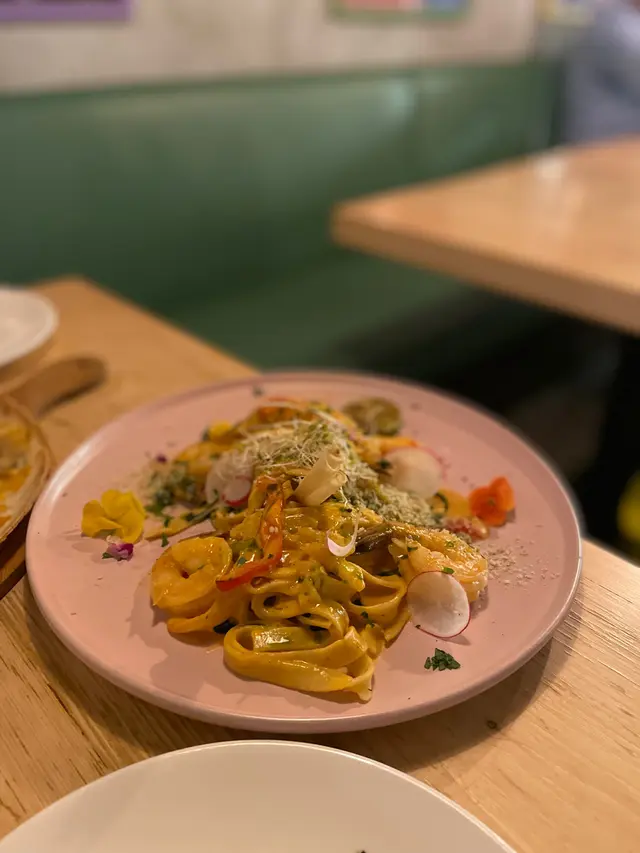 冬蔭功海蝦闊條麵