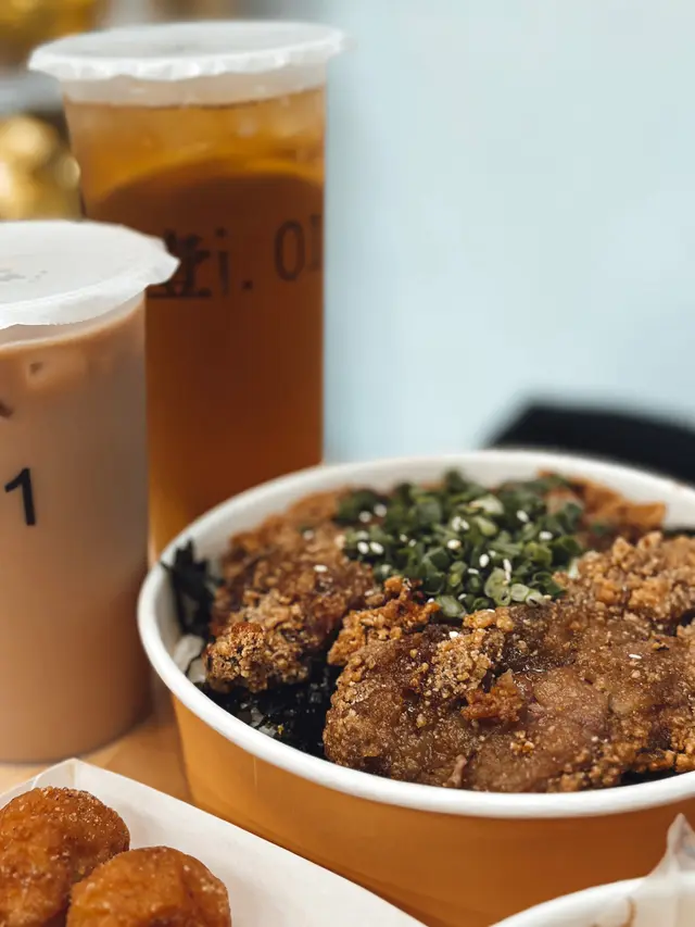 蜜汁紫菜排骨飯