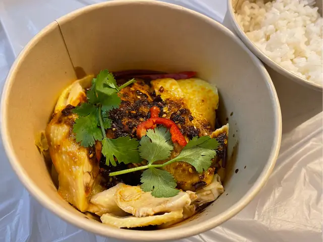 麻辣口水海南雞飯