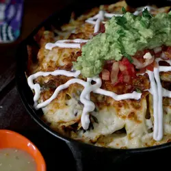 NACHOS BARBACOA BEEF