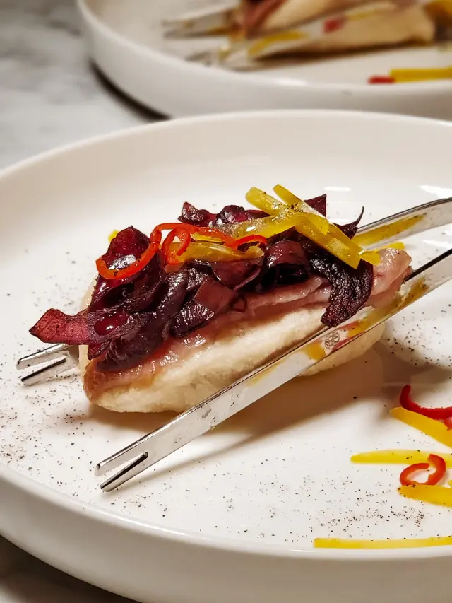 Blue Fin Tuna Belly, Ceviche, Sicilian
