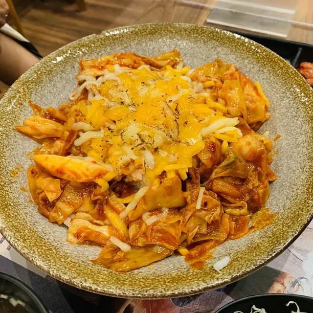 芝士泡菜丼