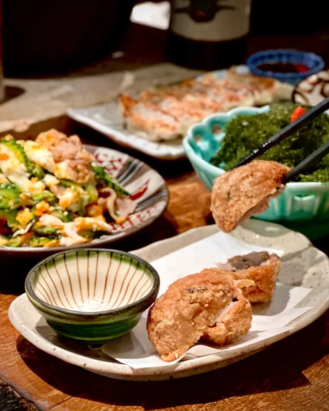 沖繩風炸豬肉芋蓉餅