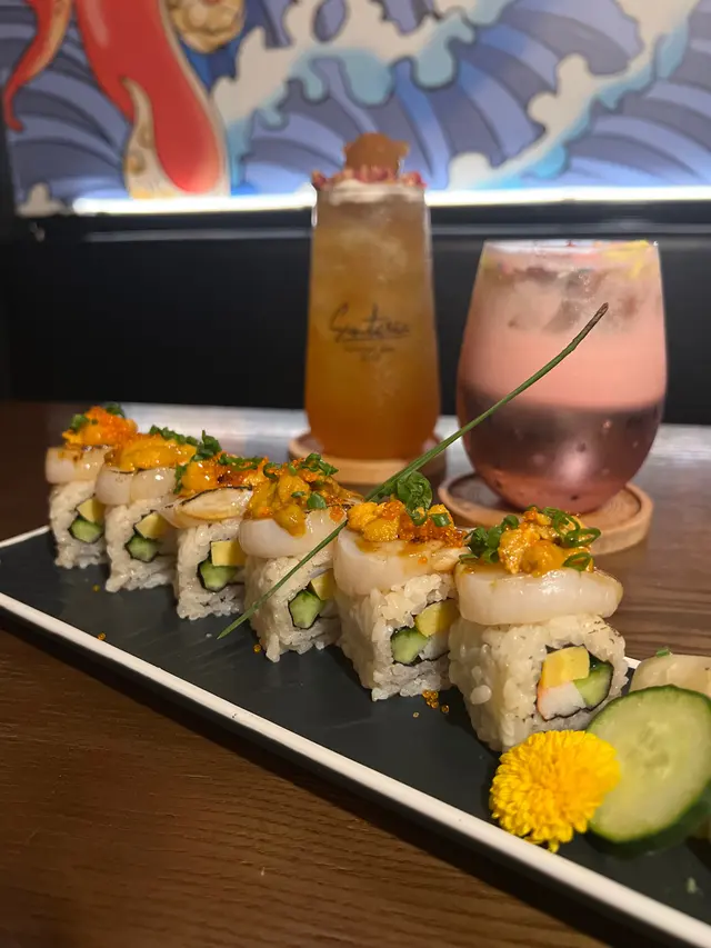 帶子海膽青瓜卷