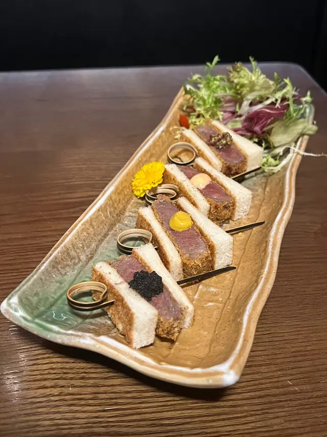 一口和牛三文治