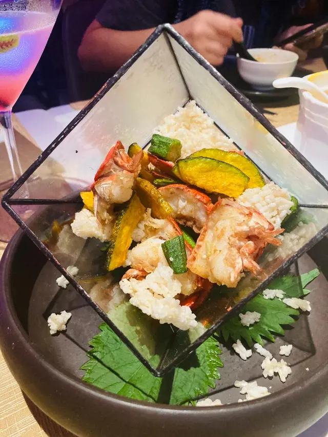 鹽酥波士頓龍蝦脆角豆金瓜