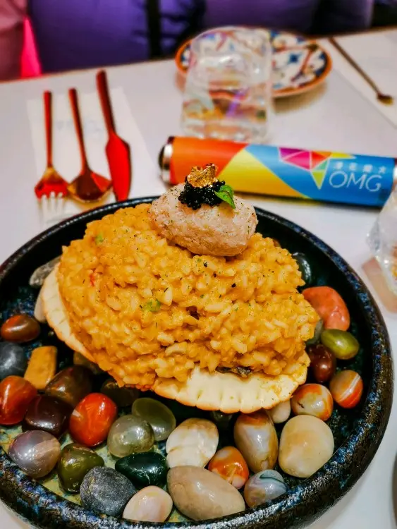 黑魚籽麵包蟹意大利飯