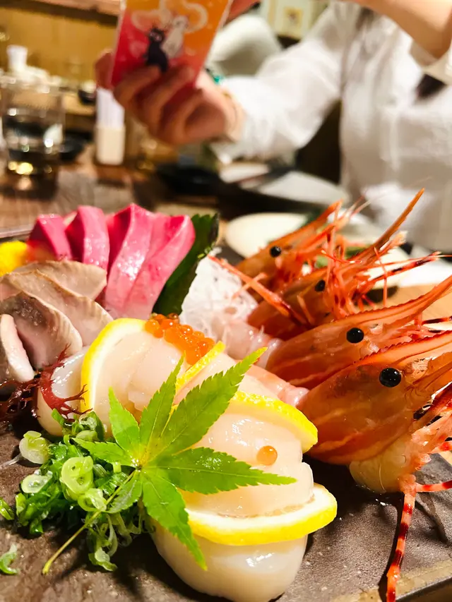 刺身（銀鱈魚，帶子，牡丹蝦，油甘魚）