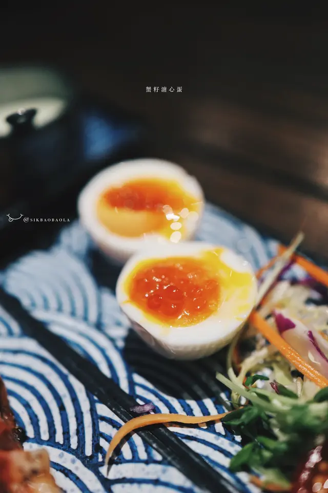 蛋香十足,三文魚籽加添鹹鮮