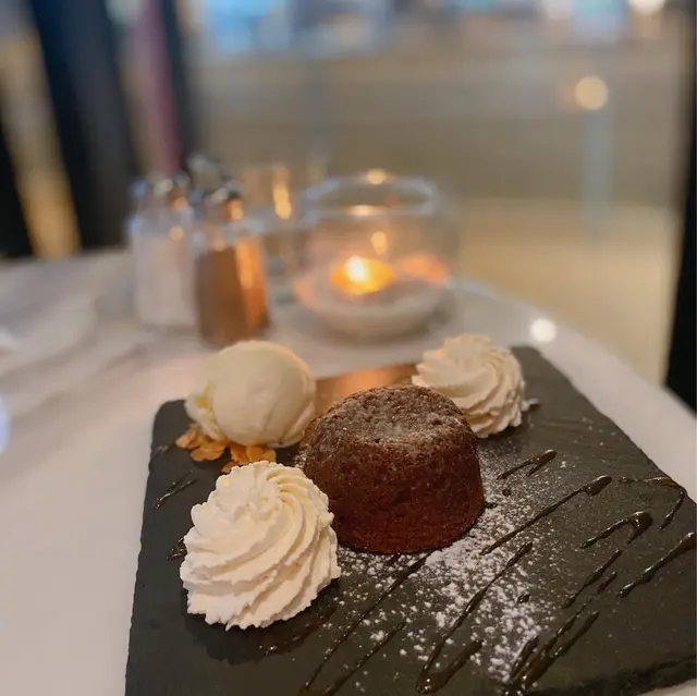  Lava cake (home made) 