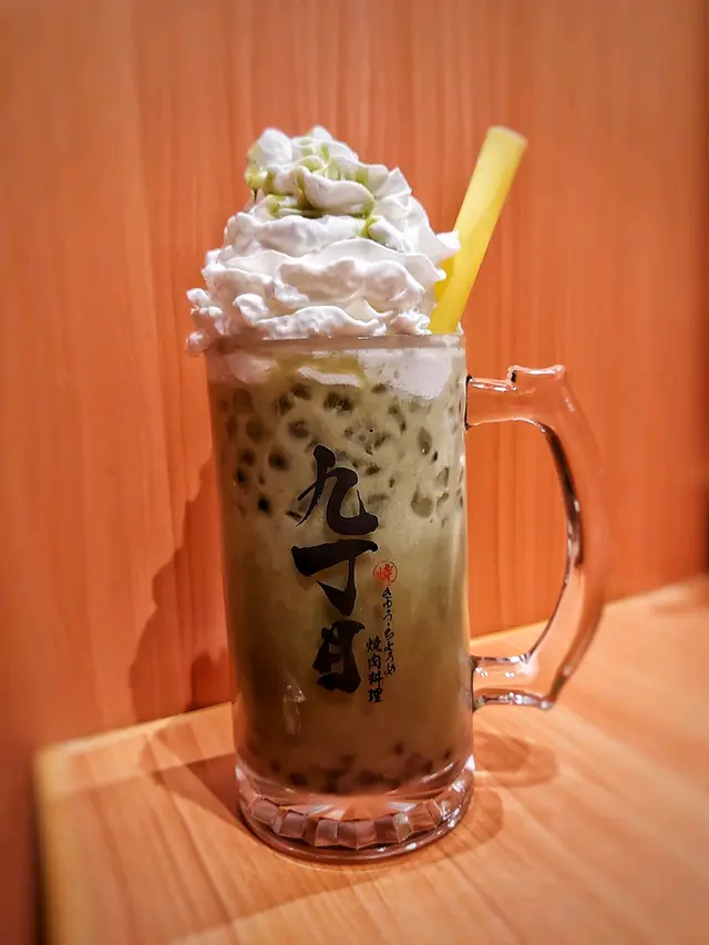 忌廉綠茶紅豆冰