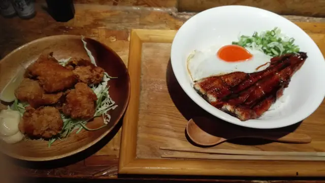 鰻魚飯 + （期間限定）唐揚雞