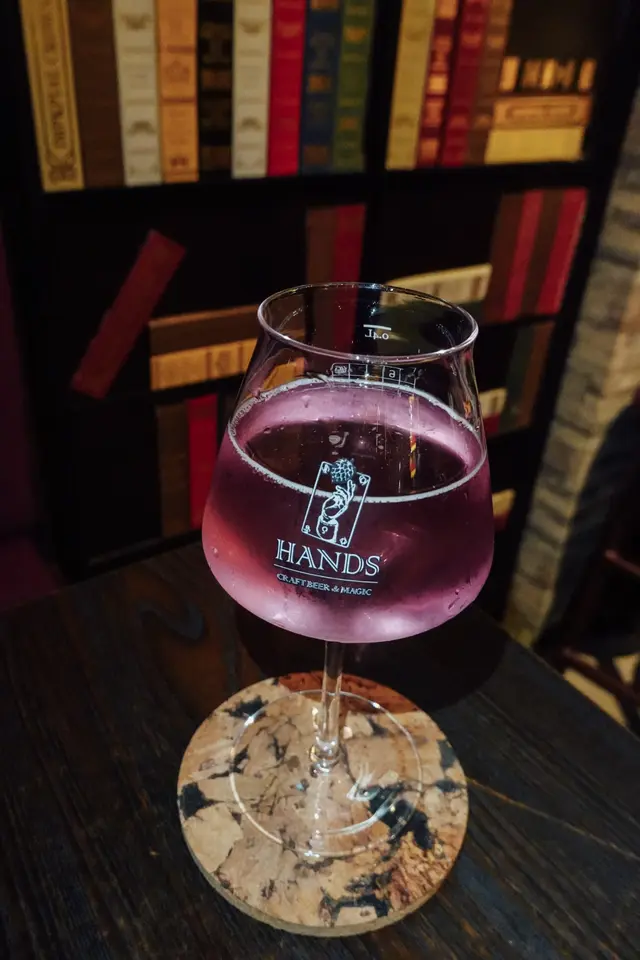 青檸蝶豆花蜂蜜手工啤