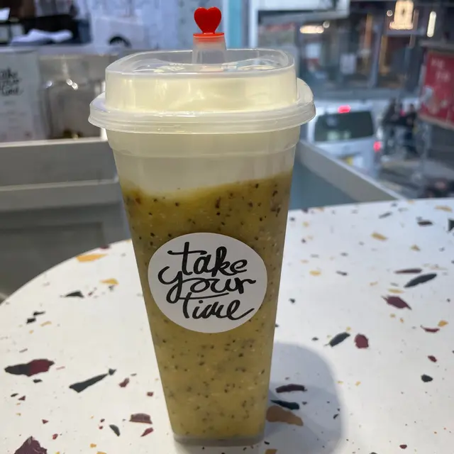 熱情果優格蓋茶