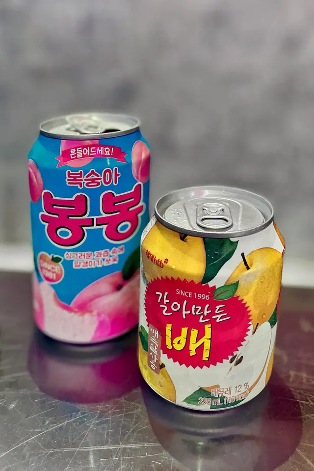 粒粒桃汁／梨汁