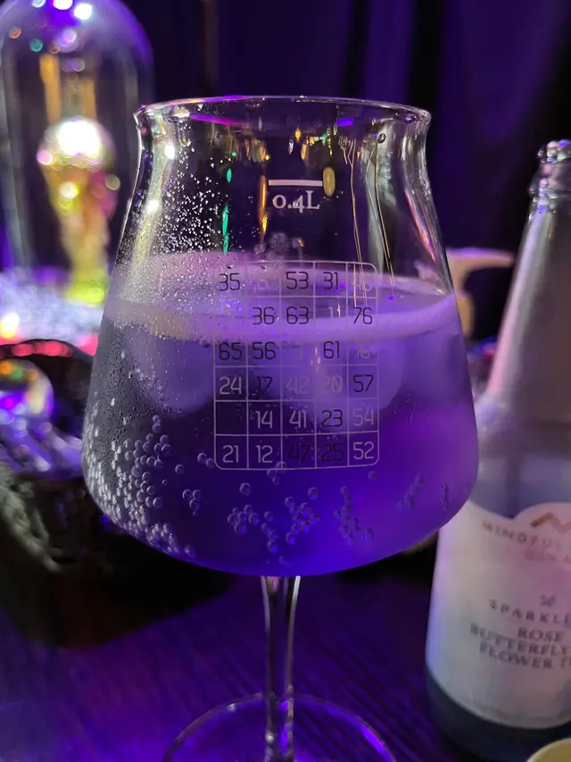 Sparkling Rose Butterfly Pea Flower Tea