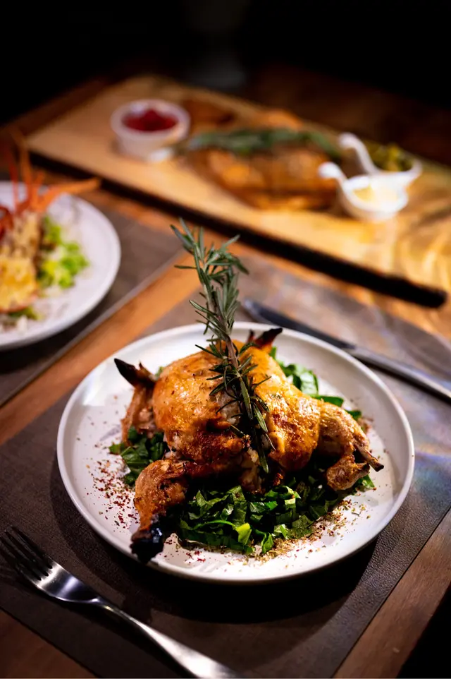 法式焗原隻黃油雞燴飯 