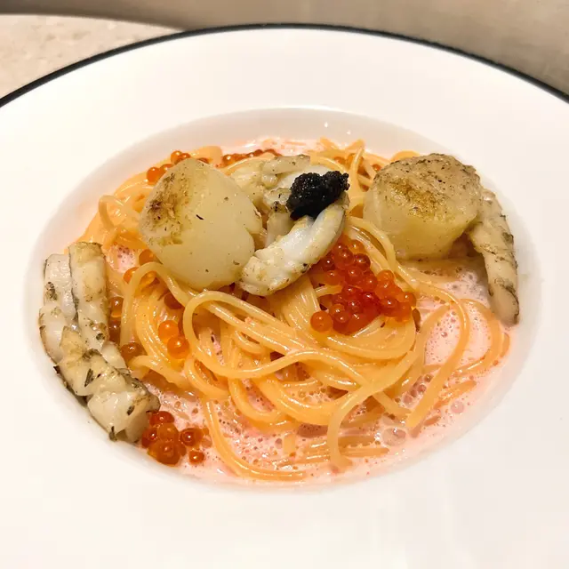扇貝明太子意大利麵