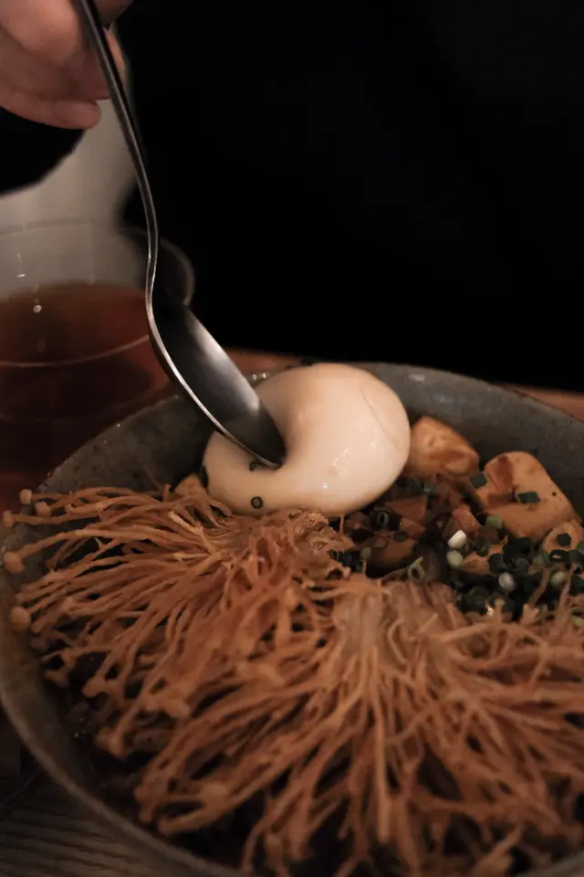 麻藥蛋麻婆豆腐飯（素）