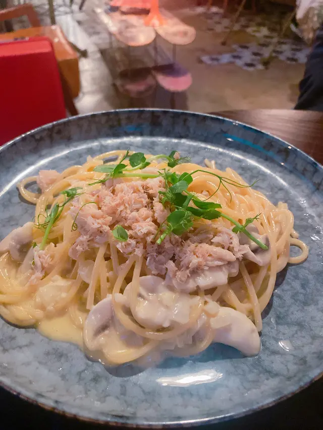 檸檬牛油蟹肉意粉