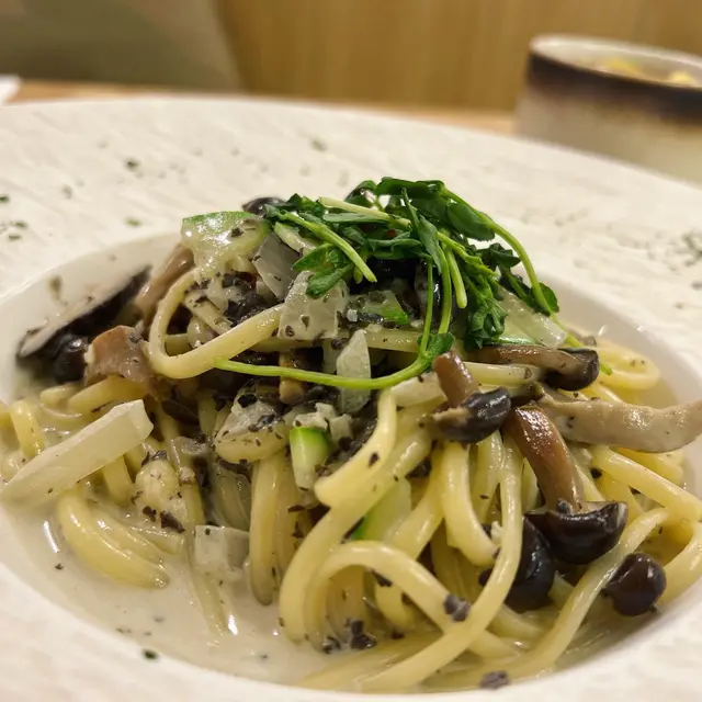 黑松露雜菌扁意粉