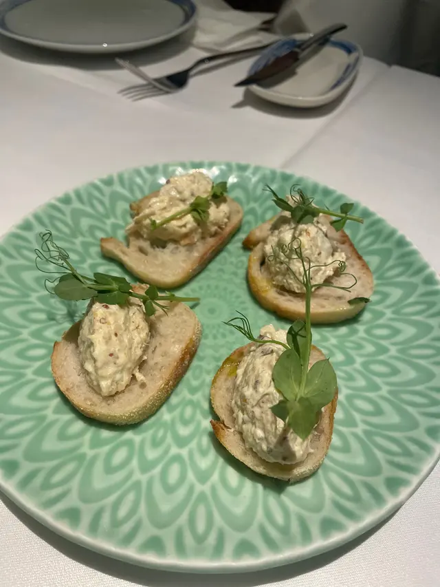 Salted cod and smoked cod roe pate