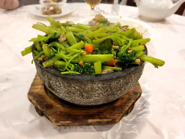 啫啫通菜煲