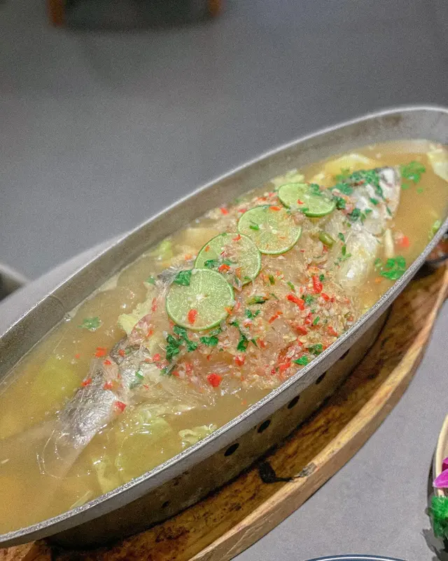 酸辣青檸明爐魚 