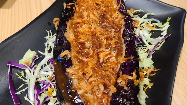 櫻花蝦原條茄子燒