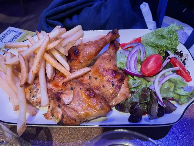 美國春雞配煎薯