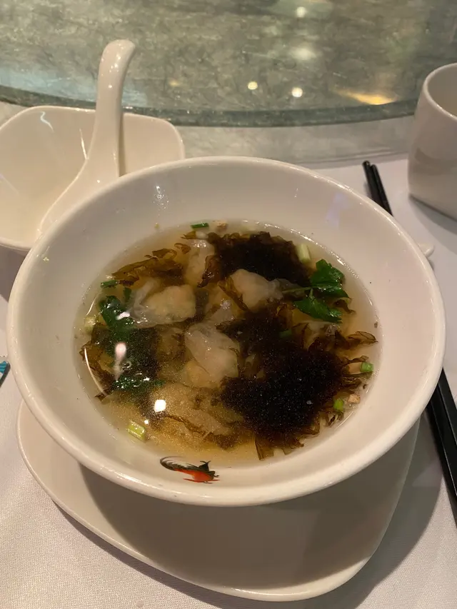 開胃湯水  湯底有醋味酸酸地